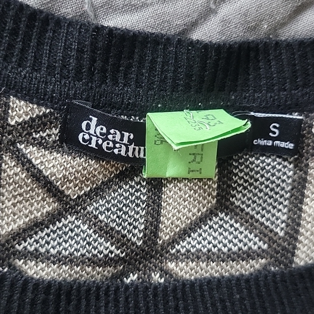 Dear Creatures Jennifer Geometric Sweater Dress - Picture 9 of 15